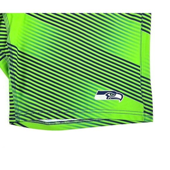 NFL Team Apparel Seattle Seahawks Mens 38 Blue Green Performance Chino Shorts - Picture 2 of 6